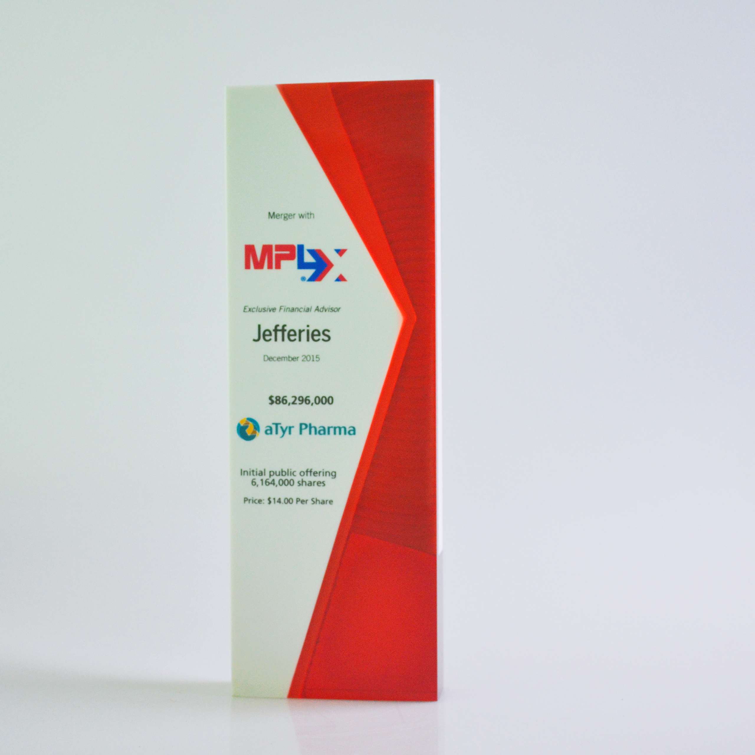 Poly Resin Arrow Trophy