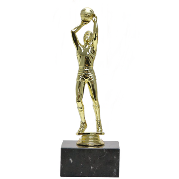 Champions Series Trophy On Black Marble Base