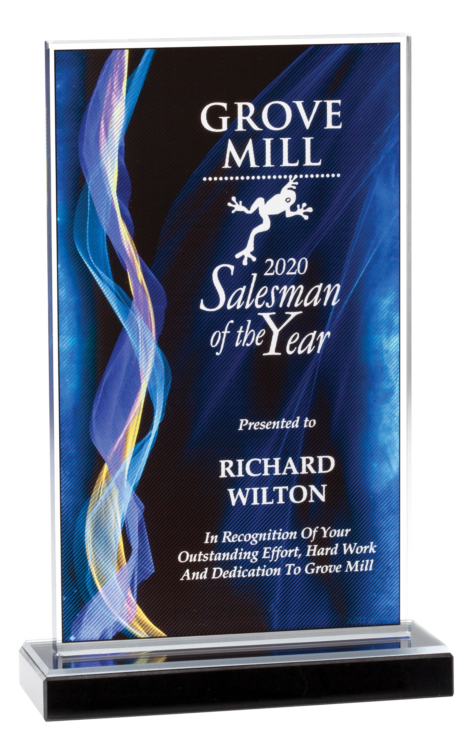 Illusion Acrylic Plaque on Base