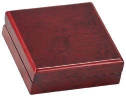 Rosewood Finish Medallion Box