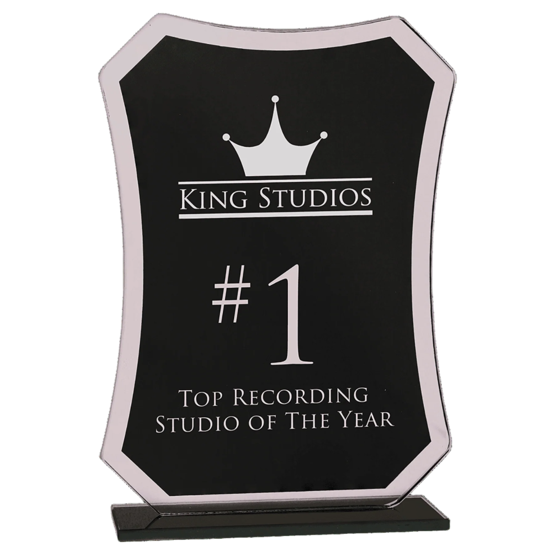 Black Reflection Glass Award