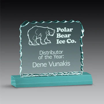 Cracked Ice Acrylic Award