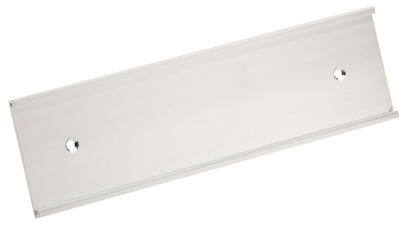 Aluminum Name Plate Holder with Plate