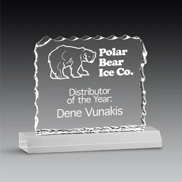 Cracked Ice Acrylic Award
