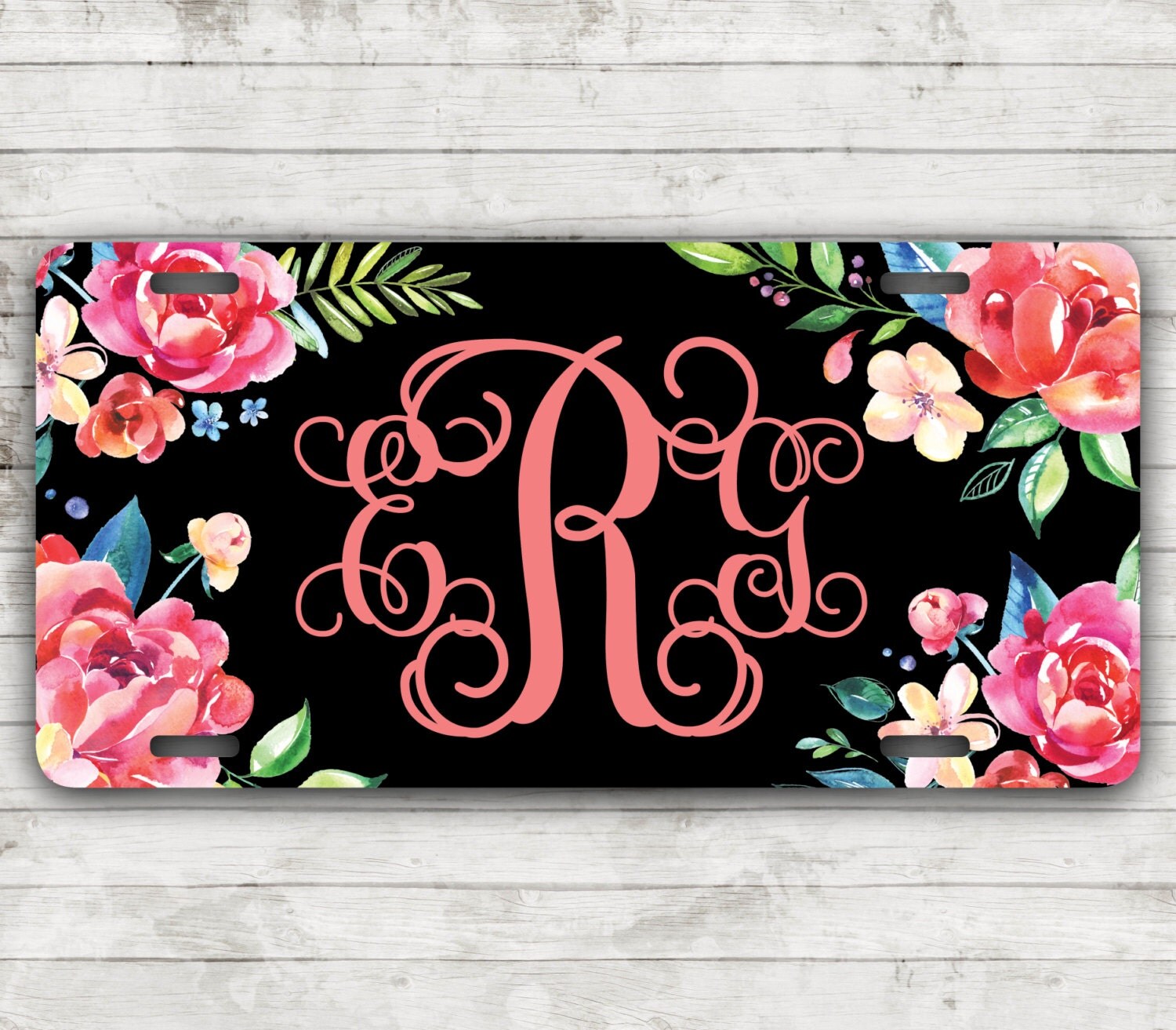 Full color decorative license plate