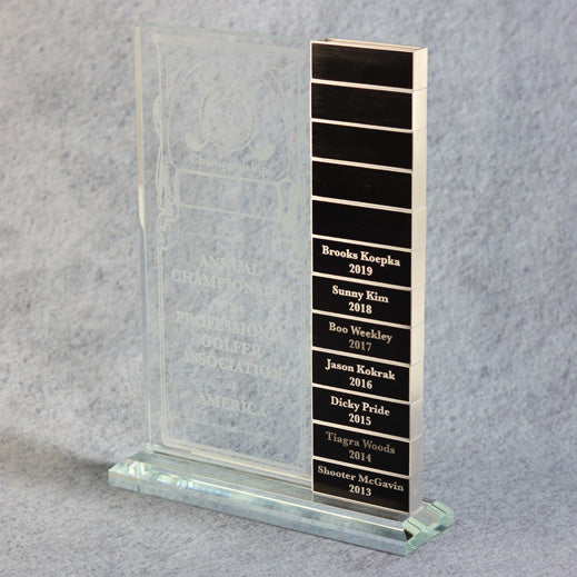 Perpetual Glass Award 12 Plates